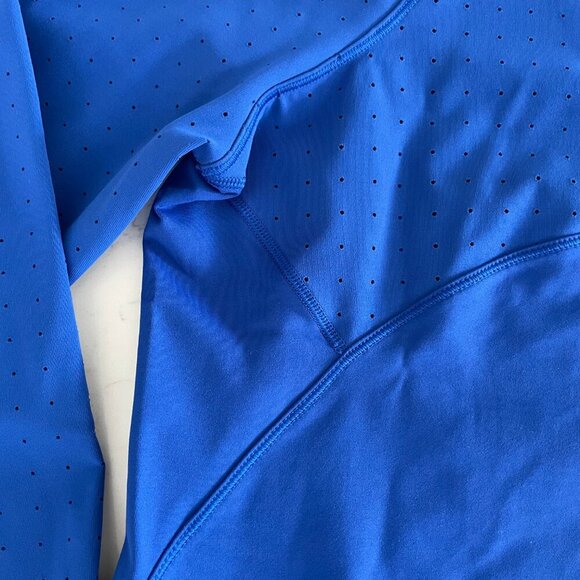 Lululemon Mind Over Miles Long Sleeve Crew Neck Top Jet Stream Blue Sz 8 - Picture 10 of 11